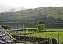 Caravan-being-towed---Beddgelert